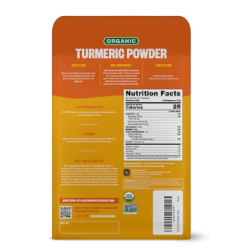 Organic Turmeric Powder - Feel Good Organics 1 Pound