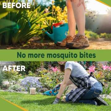 JOBUIZ Mosquitoes Repellent Pouches - Indoor/Outdoor Bug Control