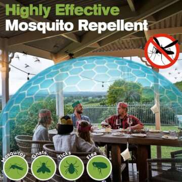 JOBUIZ Mosquito Repellent - Long-Lasting Outdoor Protection