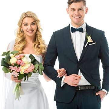 4 Rolls Fringe Chiffon Silk Ribbon 1.5" x 7yd Wedding Ribbon Boho Sari Ribbon for Bouquets,Gifts Wrapping,Wedding Invitations, Greeting Card,Bride Flower DIY Crafts (Pine Green)