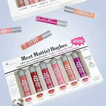 theBalm Meet Matte Hughes Mini Liquid Lipsticks for All