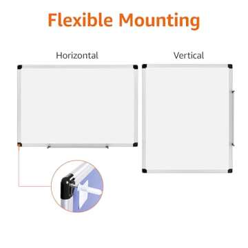Amazon Basics Magnetic Dry Erase Board - 36 x 48 Inches