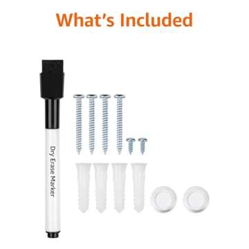 Amazon Basics Magnetic Dry Erase Board - 36 x 48 Inches