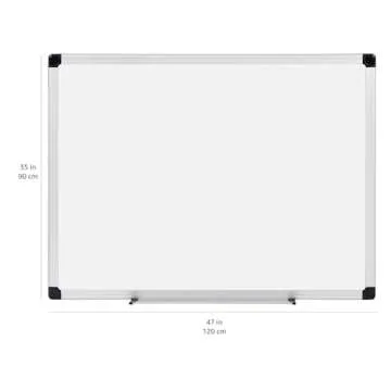 Amazon Basics Magnetic Dry Erase Board - 36 x 48 Inches