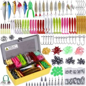 Comprehensive Fishing Lure Set: 102 Pieces Included
