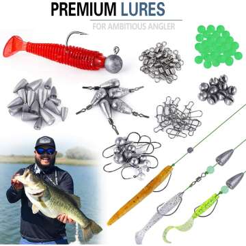 Comprehensive Fishing Lure Set: 102 Pieces Included