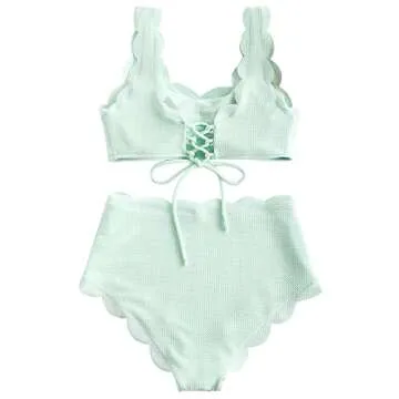 Stylish ZAFUL High Waisted Bikini for Summer Fun
