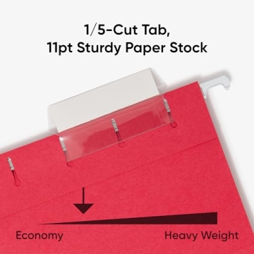 Smead Hanging File Folders - Colorful Organization Solution