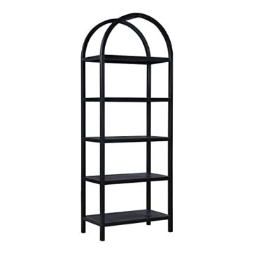 Moe's Home Collection Eero Bookcase - Modern Black Elegance for Your Space