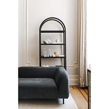 Moe's Home Collection Eero Black Bookcase for Stylish Storage