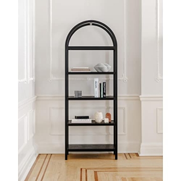 Moe's Home Collection Eero Black Bookcase for Stylish Storage