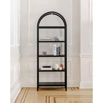 Moe's Home Collection Eero Black Bookcase for Stylish Storage