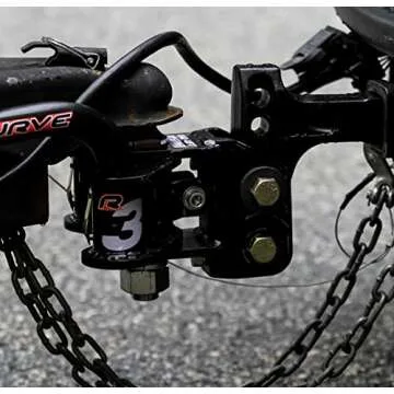 Camco Eaz-Lift ReCurve R3 400lb Weight Distribution Hitch | Features 600lb Max Tongue Weight Rating, 2-5/16-inch Ball has a 15,000lb Max Rating, and Adjustable Sway Control | (48750)