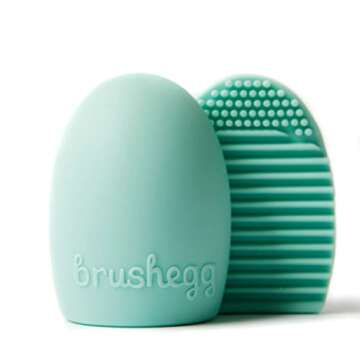 Brush Cleaner Egg – Essential Silicone Makeup Brush Scrubber