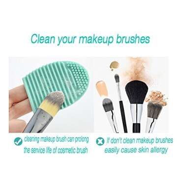 Brush Cleaner Egg – Essential Silicone Makeup Brush Scrubber
