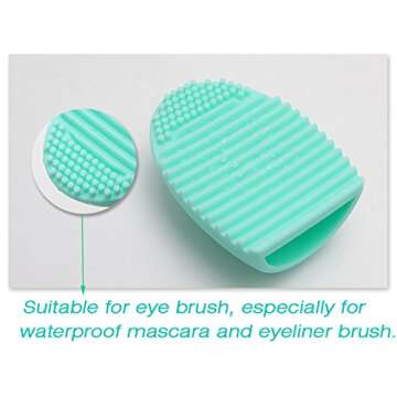 Brush Cleaner Egg – Essential Silicone Makeup Brush Scrubber