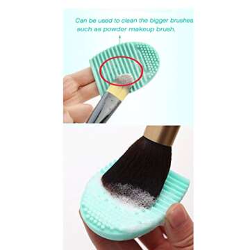 Brush Cleaner Egg – Essential Silicone Makeup Brush Scrubber