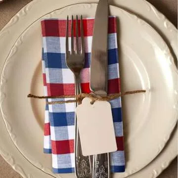 Urban Villa Set of 12 Premium Cotton Dinner Napkins