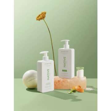 Shampoo and Conditioner Set | Sulfate Free, Paraben Free, Dye Free, with Naturally Derived Clean Ingredients| 16.5 oz (Cucumber & Mint, Volumizing)