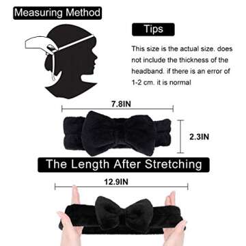 LADES Facial Headband for Skincare and Makeup Routine