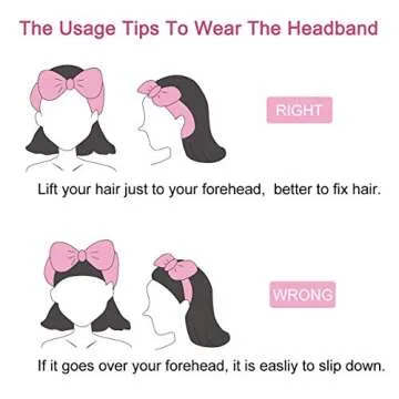 LADES Facial Headband for Skincare and Makeup Routine