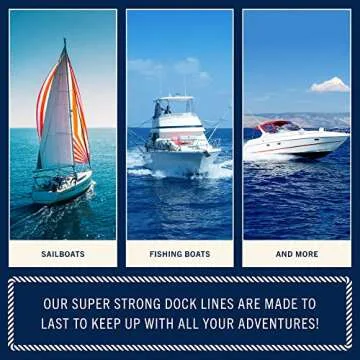 Rainier Supply Co. Boat Dock Lines & Rope -2pk 15ft x 3/8" or 25ft x 1/2", Boat Ropes for Docking - Premium Double Braided Nylon Dock Rope - Mooring Line with 12" Eyelet - Boat Rope - Black