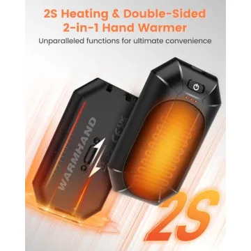 Rechargeable 2-Pack Hand Warmers - Warmth for All Occasions