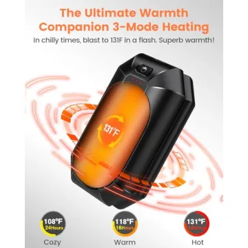 Rechargeable 2-Pack Hand Warmers - Warmth for All Occasions