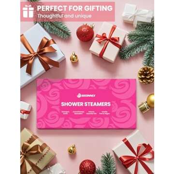 SEONNIX Shower Steamers, 8 Pack Aromatherapy Gifts