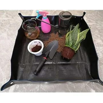 SisBroo Waterproof Plant Repotting Mat for Easy Gardening