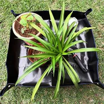 SisBroo Waterproof Plant Repotting Mat for Easy Gardening