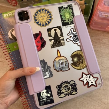 50-Piece Vintage Astrology Gothic Witch Sticker Set