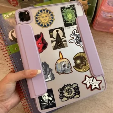 50-Piece Vintage Astrology Gothic Witch Sticker Set