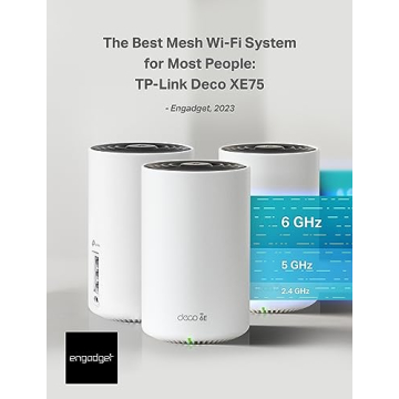 TP-Link Deco AXE5400 Tri-Band WiFi 6E Mesh System