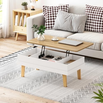 DMIDYLL Lift Top Coffee Table with Hidden Storage
