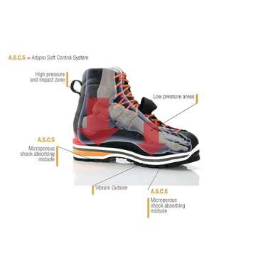 Arbpro mens EVO 2 Climbing Arborists, Water Resistant Boots, Black, 11.5