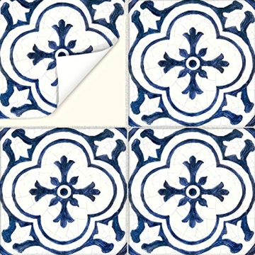 Transform Your Home with Antique Dutch Tile Stickers - 40pc Peel & Stick