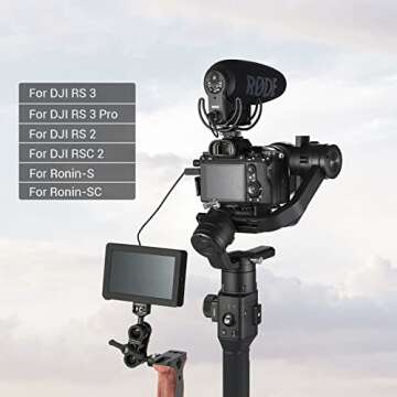 Shop SmallRig Wooden Left Side Handle for Enhanced Gimbal Control