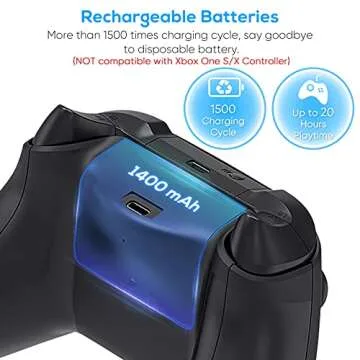 YUANHOT Vertical Cooling Stand Charging Station for Xbox Series X Console & Controller, Fan Cooling System for Xbox Series X Accessories with 1400mAh Rechargeable Battery, Headset Holder, Disc Storage