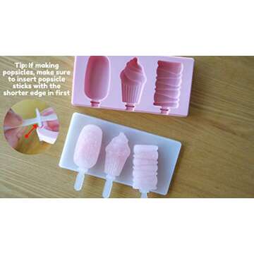 Silicone Cake Pop Mold with Reusable Sticks and Lid