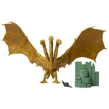 Epic King Ghidorah 6" Action Figure with Jet & City