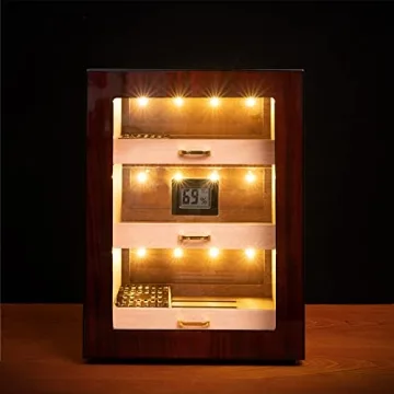 Woodronic LED Cigar Humidor for 100-150 Cigars