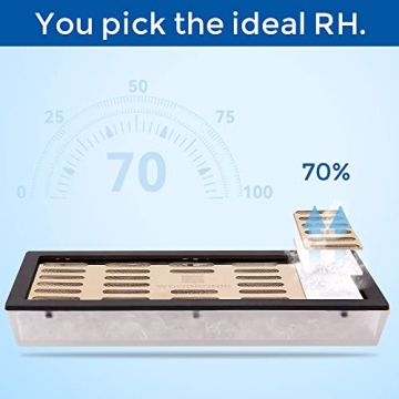 Woodronic LED Cigar Humidor for 100-150 Cigars