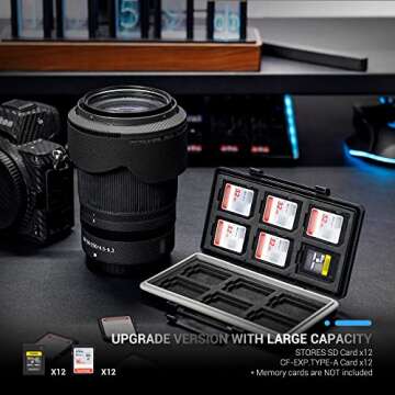 Stylish CFexpress & SD Card Holder for Photographers