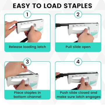 HAUSHOF Light Duty Staple Gun - Ergonomic and Versatile Tool