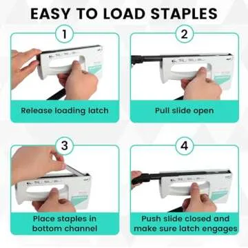 HAUSHOF Light Duty Staple Gun - Ergonomic and Versatile Tool