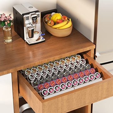 AITEE Acrylic K Cup Holder - Stylish Coffee Pod Organizer
