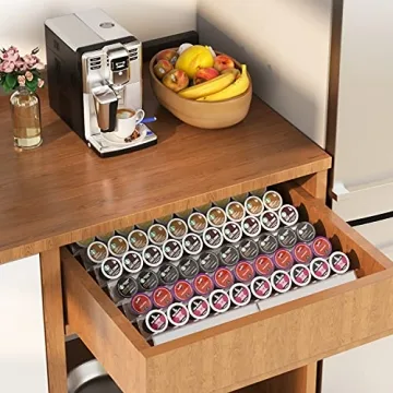 AITEE Acrylic K Cup Holder - Stylish Coffee Pod Organizer