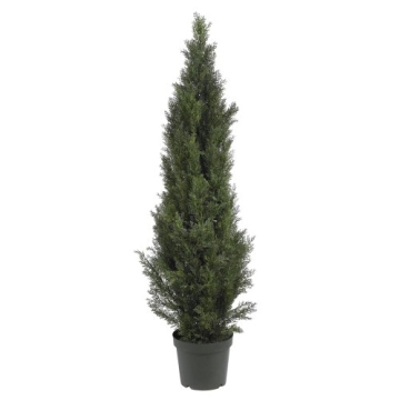 Nearly Natural 5ft Mini Cedar Pine Tree for Indoor/Outdoor Use - Lifelike Green Foliage
