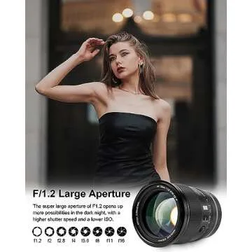 VILTROX 75mm f/1.2 F1.2 PRO Z Mount Auto Focus APS-C Lens for Nikon Z-Mount Camera Ultra Wide Angle APS-C AF Lens Compatible with Nikon Z-Mount Cameras Z9 Z8 Z7 Z7II Z6 Z6II Z5 Z50 Z30 ZFC